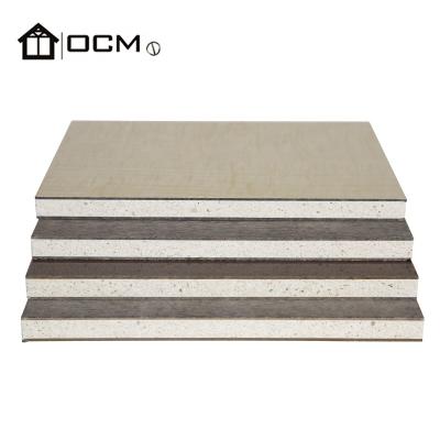 China Fireproofing 1200X2400mm High Quality Flame Retardant And Waterproof HPL Laminated Decorative MgO Panel Plates Te koop