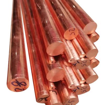 China Machining Materials Customized C1100 C1200 C2600 C2680 C2700 Diameter 16mm 18mm 20mm Solid Copper Bar for sale