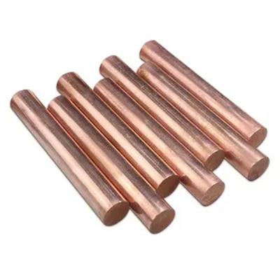 China Machining Flat Materials C12200 C18980 C15715 99.99% Pure Copper Bar Rod 8mm Round Copper Bar for sale