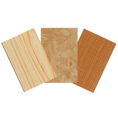 China Panel compuesto de aluminio de madera de alto brillo para revestimiento de pared exterior ACP a prueba de fuego en venta