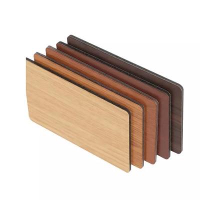 China ISO9001 Certified 3mm 4mm Wooden Aluminum Composite Panel ACP for Outdoor Decoration for sale