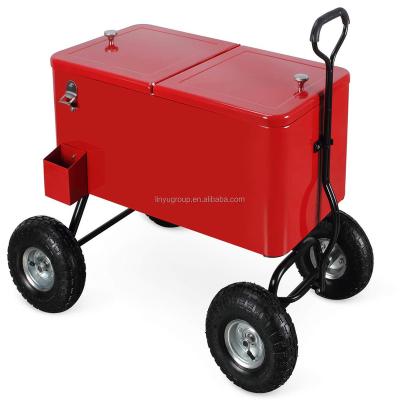 China Zhejiang Jinhua Wuyi Sustainable Custom Cooler 75L Trolley Car Refrigerator for sale