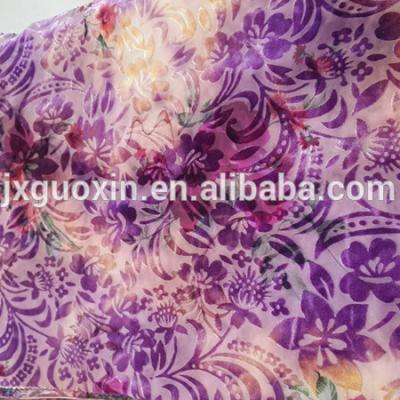 China 100% poly Shrink-resistant warp knitted textile printed SUPER POLY/GOLDEN VELVET/SPORTOC fabric for clothing/fashion garments for sale