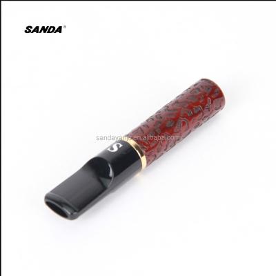 China SANDA Cyclic Dual Filter Cigarette Holder Solid Wood Filter Tip Carved Wood Craft SD-986 SD-986 for sale