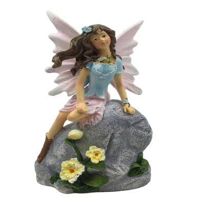 China Wholesale Garden Mini Resin Crafts Fairy Figurine from Europe for Micro Landscape for sale