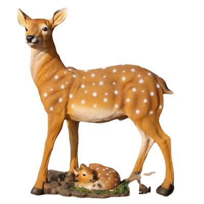 China Europe Wholesale Outdoor Animal Statue Deer Statue For Garden Decoration for sale