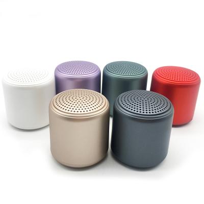 China EZCast Best Portable Metal Promotion Wireless Mini Speaker with MIC TF Card AUX FM Radio. for the phone for sale