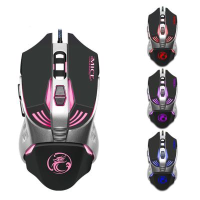 China 2021 New DPI Programmable High RGB LED Gaming Mouse Cheap Custom Light Wired Gaming Mouse for sale