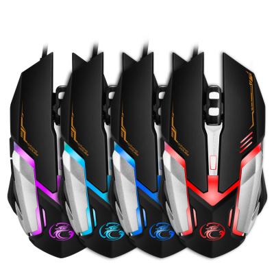 China MD-X9 Programmable Ergonomic USB Wired RGB Optical Gaming Mouse Computer Gamer Office Home Mechanical Mouse for sale