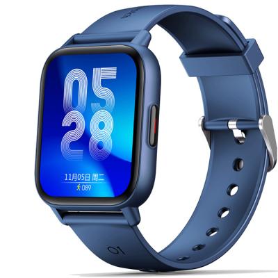 China 2021 new calendar hot sale high-definition big-screen watch heart rate blood oxygen temperature sports smart bracelet for sale