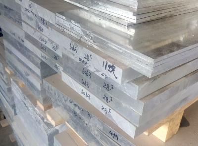 China 6063 T6-Plaat 28.5mm van het Aluminiumblad Blad van het Dikte het Harde Aluminium Te koop