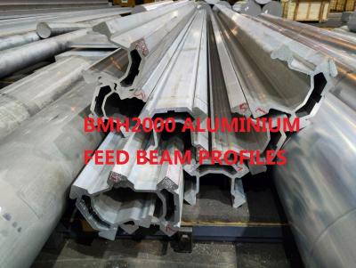 China Minenindustrie-Verwendungs-profiliert Aluminiumzufuhr-Strahl Aluminiumstrangpressprofile BMH2000 zu verkaufen