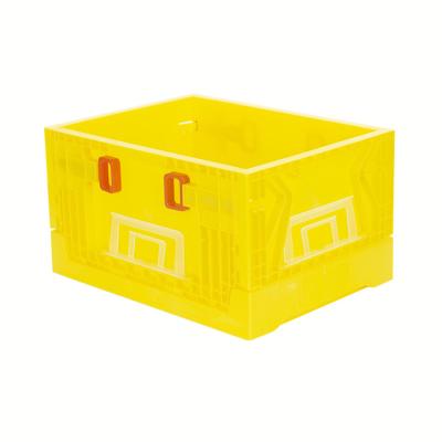 China Other New Design Food Makeup Organizer Turnover Box Storage Foldable Outdoor Plastic Basket Boxes for sale