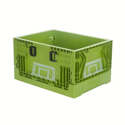 China Other Small Open Turnover Box Plastic Folding Mold Kitchen Folding Storage Box With Handle for sale