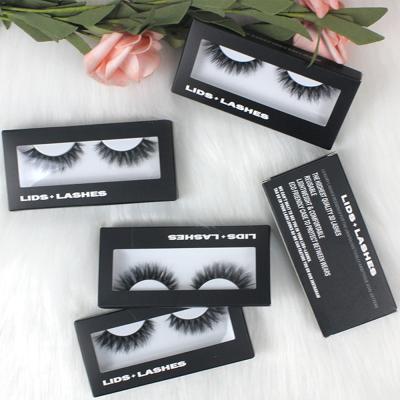 China Factory price label black eyelash cardboard personal eyelash packaging box and glue natural soft manual customized eyelash supplier customize for sale