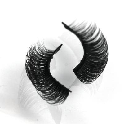 China QL59A 3d volume false eyelashes r mink false eyelashes bulk russian false eyelashes r loop strip eyelashes for sale