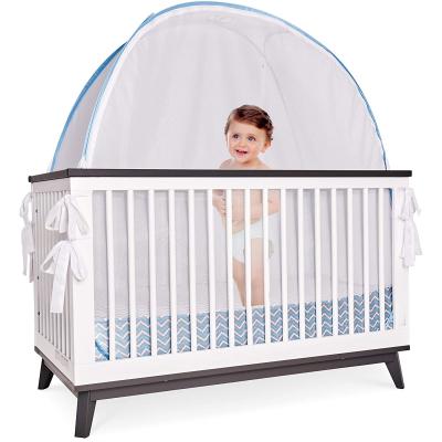 China PORTABLE Safety Blanket Tent Portable Nursery Canopy Safety Baby Soft Mosquito Net for sale