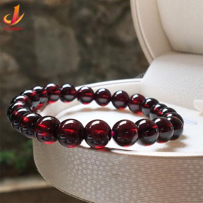 China Garnet Mozambique Personality Peace Payment high quality natural CLASSIC pave Garnet Chain Bracelet for sale