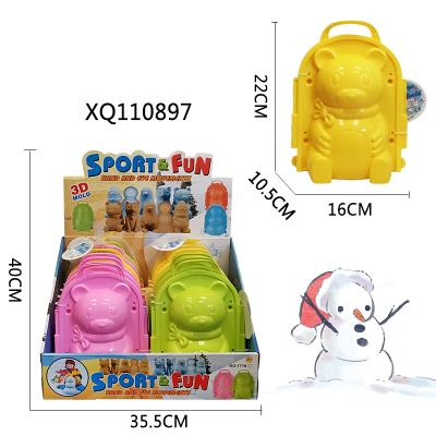 China Children's Toy Cartoon Bear Model Winter Snow Game Manual Clamping Clip Clip Making Tool for sale