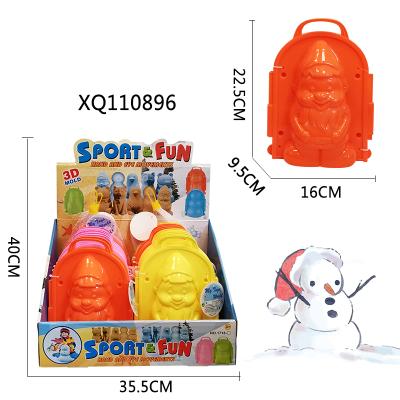 China Children's Toy Snow Model Cartoon Elf Winter Snow Game Manual Clamping Clip Making Tool for sale