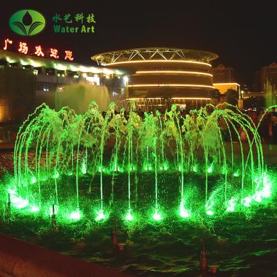 China Custom Design Free Design Customized Waterfall Weir Interactive Indoor Music Dancing Fountain for sale