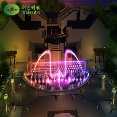 China CUSTOM DESIGN Free Design Custom Square Outdoor Garden Music Fountain Dancing Fountain for sale