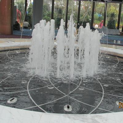 China Custom DESIGN Evergrande Sales Center Multimedia Control Outdoor Ornamental Music Fountain With Dancing Lights for sale