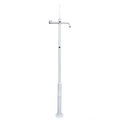 China Gavanized 4.5 Meter Combination CCTV Steel Pole for sale