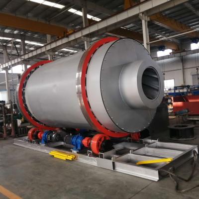 China Mineral Processing Stainless Steel Triple Pass Rotary Drum Dryer Machine for sale