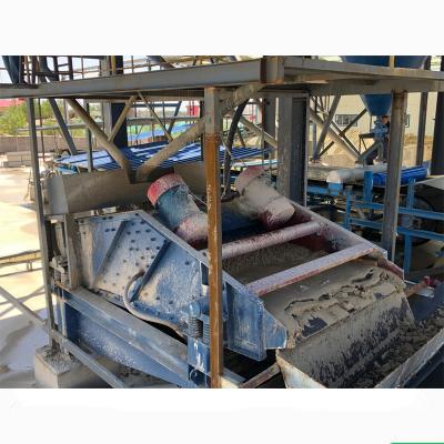 China Mining Dewatering Silica Sand Screen Gravel Grayish Vibrating Screens for sale