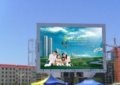 China Carteleras de publicidad al aire libre impermeables de Digitaces, exhibición de matriz de punto de P10 RGB LED en venta