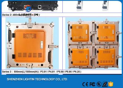 China Leichte Aluminium Stadium LED der Pixel-Neigung 3MM Schirme Scan des Druckguss-Kabinett-1/16 zu verkaufen