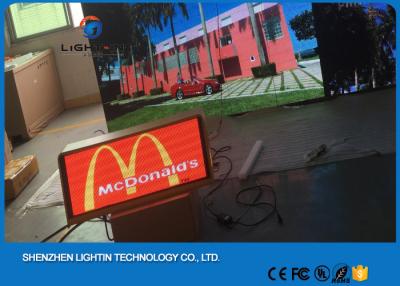 China Prenda impermeable inalámbrica al aire libre de la cartelera de publicidad del top del taxi de P5mm LED en venta