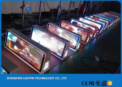 China Outdoor Double Side Taxi Top LED Display 3G WIFI Taxi Advertising Light Box for sale