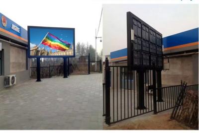 China Commercial P10 Outdoor Full Color LED Display HD With Iron / Aluminum Cabinet for sale