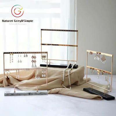 China Custom Jewelry Display Rack OEM Acceptable Factory Wholesale Earrings Necklace Organizer Display Stand for sale