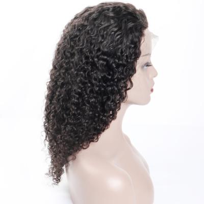 China New Arrival Kinky Curly Human Hair Swiss Lace Closures Curly Wigs, Brazilian 4x4 5x5 HD Lace Closure, Cuticle Aligned Hair HD Front for sale