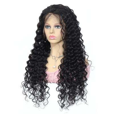 China Professional Deep Wave Human Hair Full Lace Front Body Wave Production Brazilian Virgin Hair Wigs for sale