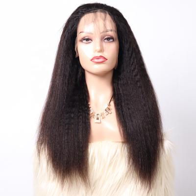 China Cheap Straight Brazilian Curly Wigs Straight Hair Lace Front Pre Plucked Natural Hairline for sale