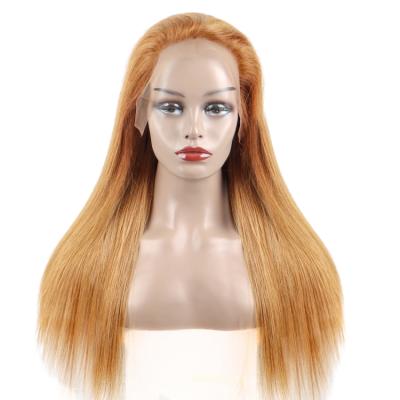 China Brazilian Lace Front Wig With Transparent Lace,Wholesale 100% Human Hair Colored Straight 150% Density Silky Straight Hair Wigs for sale