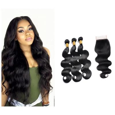 China Brazilian Body Wave Bundles Super Double Drawn Cuticle Aligned Body Wave Hair Weave Bundle for sale