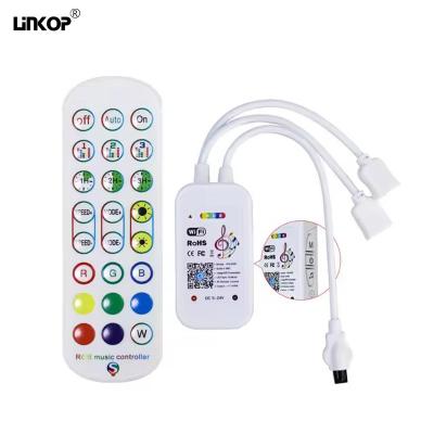 China 24Key Tuya WIFI LED Strip Controller Smart Alexa Google Control remoto para el hogar en venta