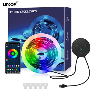 China Led Bluetooth Rgb Light Strip For Tv Background Indoor Decoration for sale