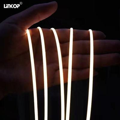 China Cortar Flexible Cob Led Strip 3mm 5mm 90 Ra Luz lineal de un solo color en venta