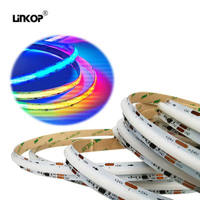 China Addressable Rgb Cri 90 24v Cob Led Strip 180 Degree Beam Angle Of 720 Leds/M for sale