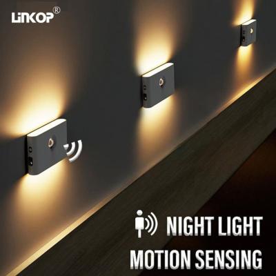 China Sensor de movimiento Luz nocturna LED con brillo ajustable hasta un rango de 10 pies en venta