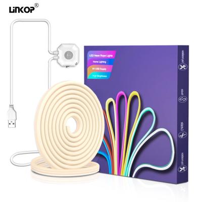 Cina Dispositivo di illuminazione a neon in silicone bianco caldo a colori unici 5v 120 luci/1m di attenuazione in vendita