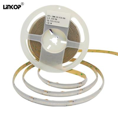 China 24v Adressierbarer LED-Lichtstreifen Rgb Dimmbarer Cob-Lichtstreifen mit 672 Leads Menge zu verkaufen