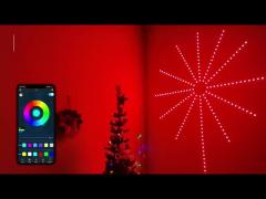 Christmas decoration led Music Running horse explosion lights with addressable magic smoke lights