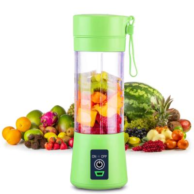 China Electric Cup 380ml Travel Blender Machine Mini Portable Rechargeable Household USB Safety Juicer Juice Mixer for sale